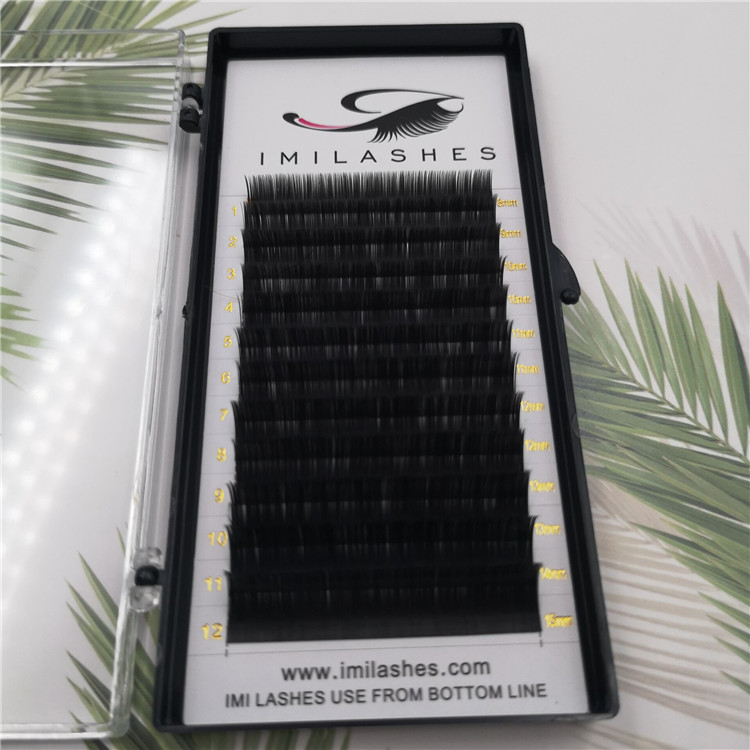 Wholesale ellipse flat lash extension to eyelashes bar in uk-V